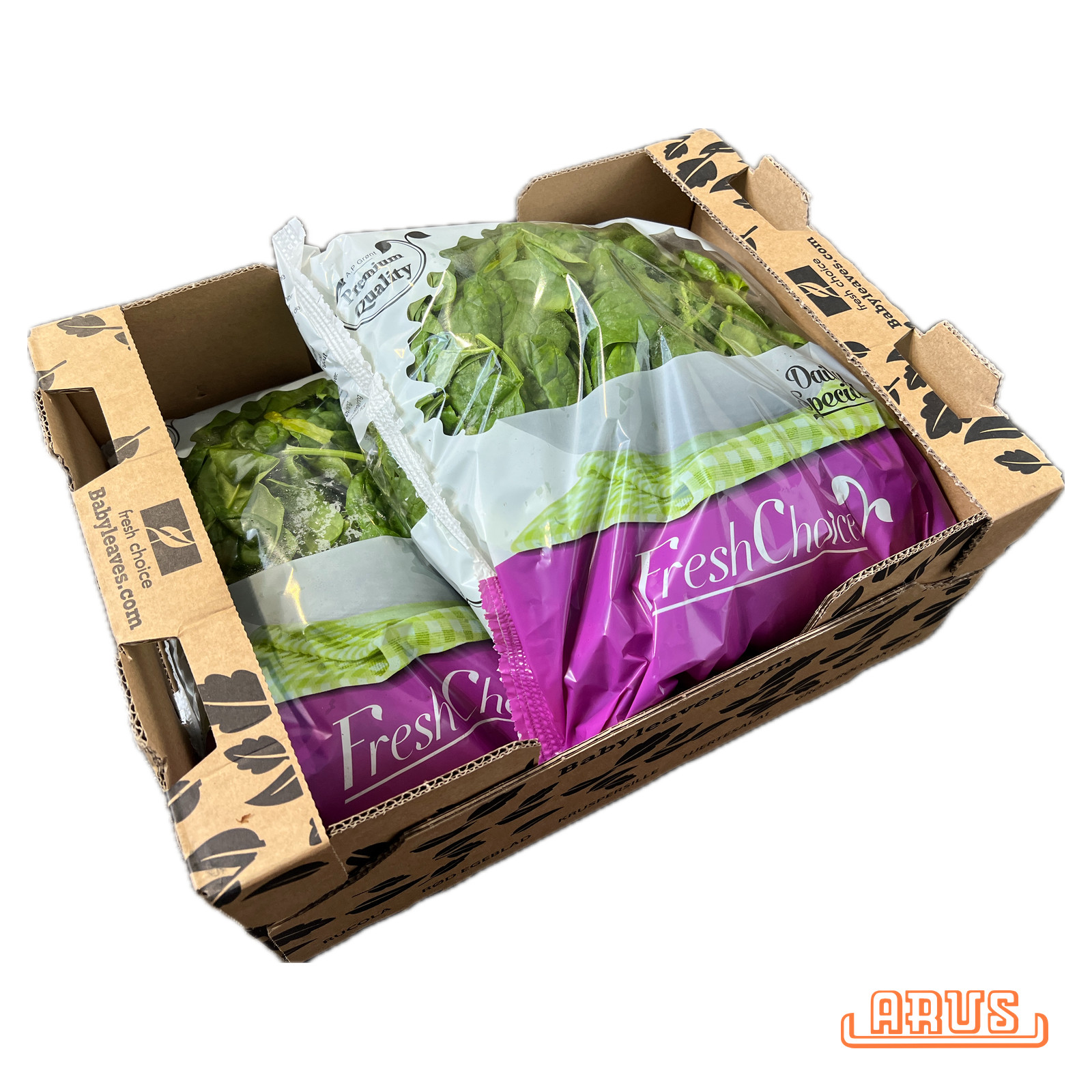 Baby-Spinat 2 x 500g - Flowpack/Karton -