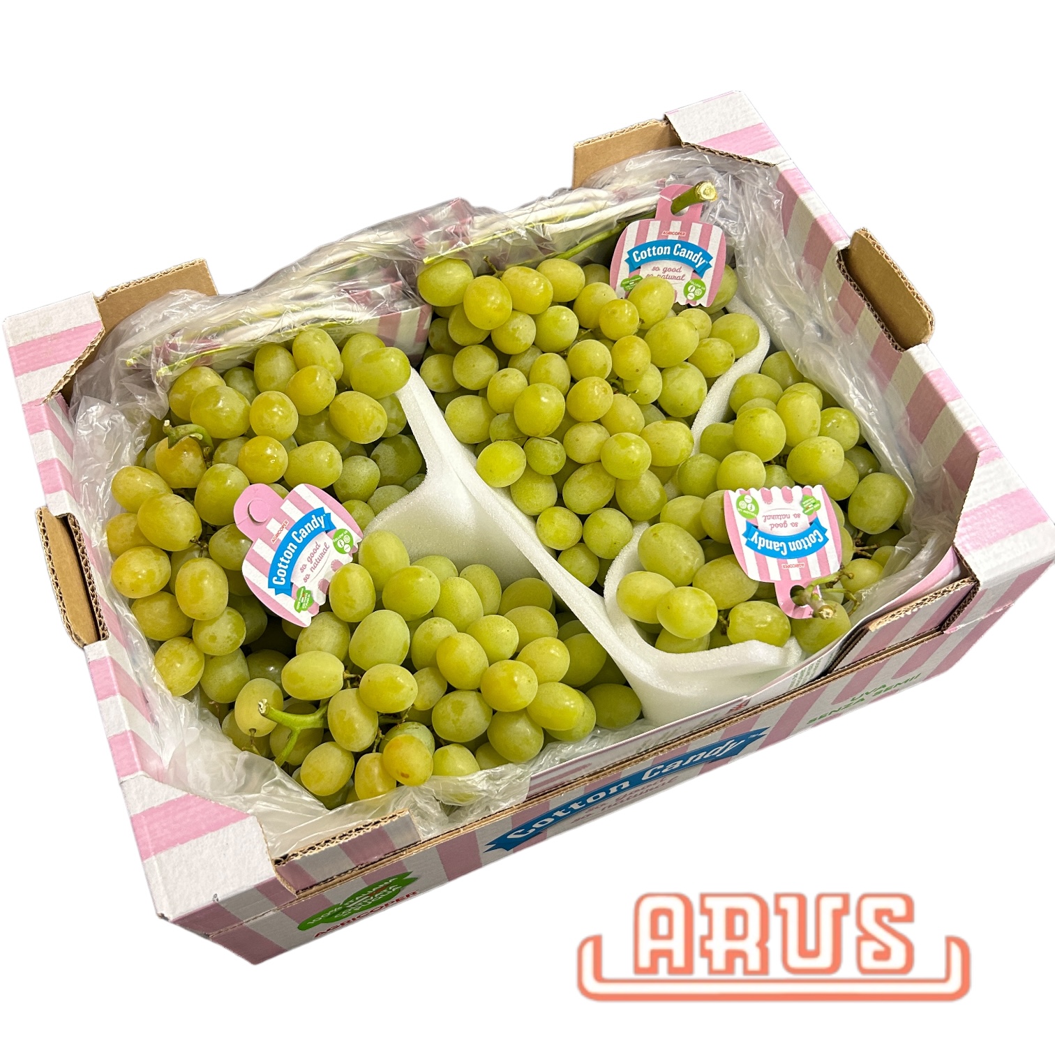 Trauben Cotton Candy "Zuckerwatten-Wein" 5kg - hell kernlos -