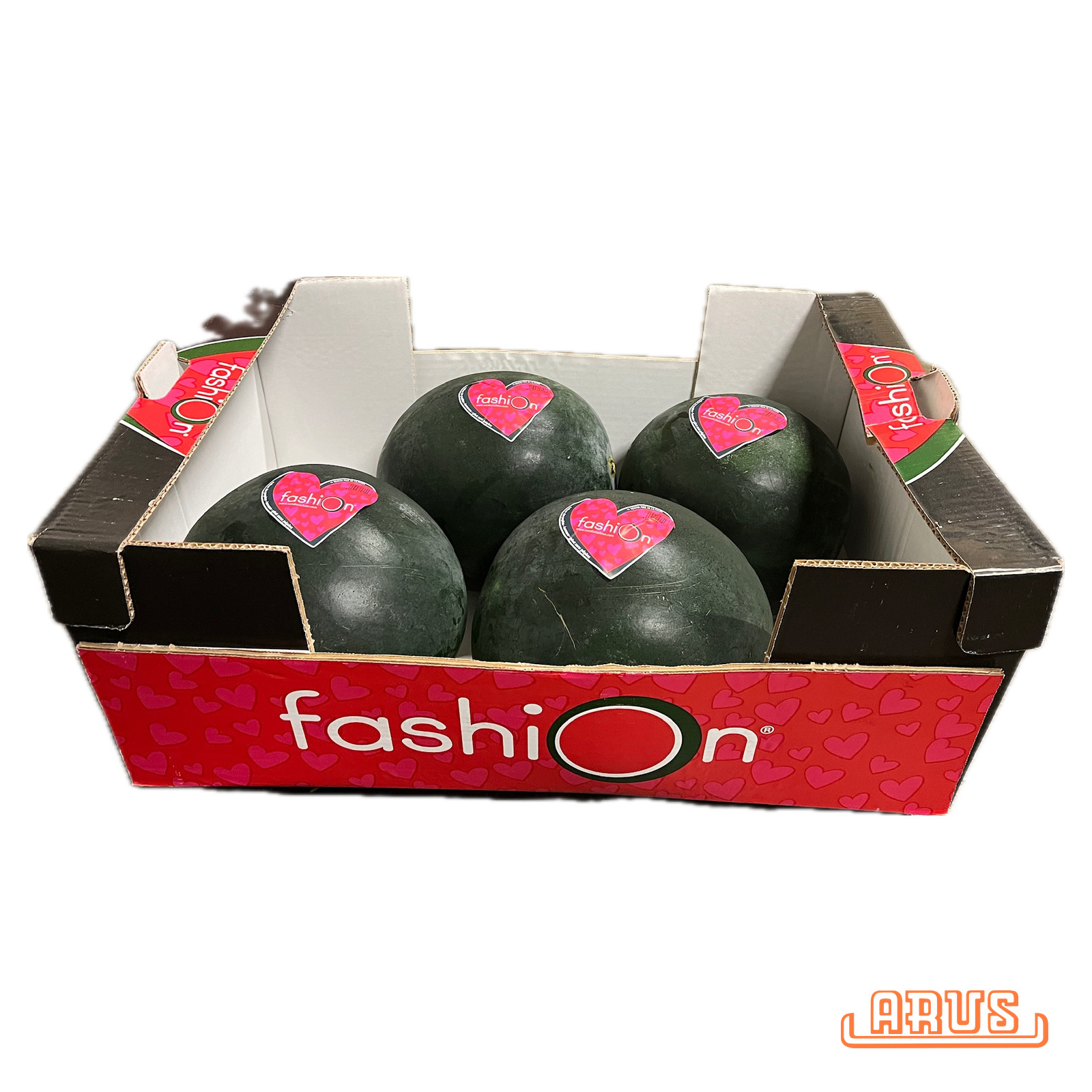 Wassermel. "kernarm Fashion; schwarz" 4er -span.-