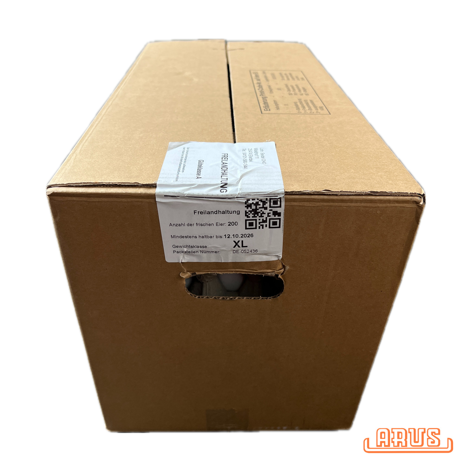 Freiland Eier 200er Gr. XL braun / weiss