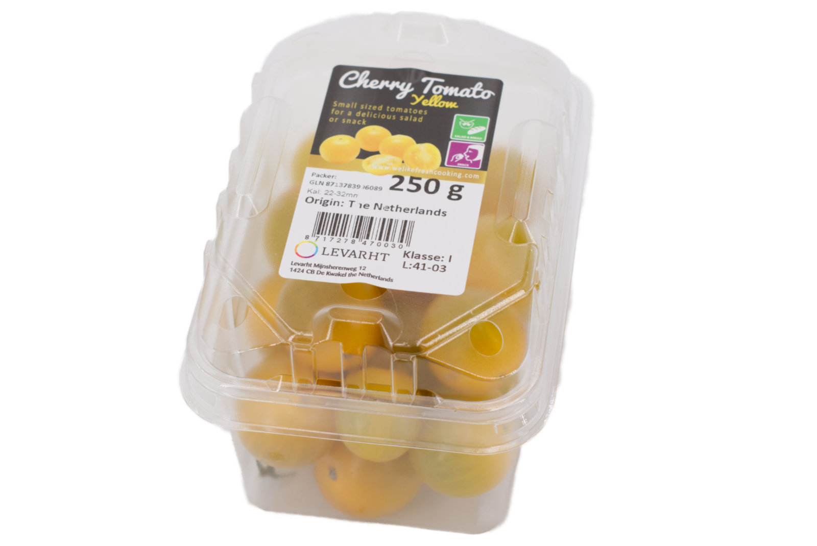 Cherrytomaten "gelb" 9x250g - Schale -