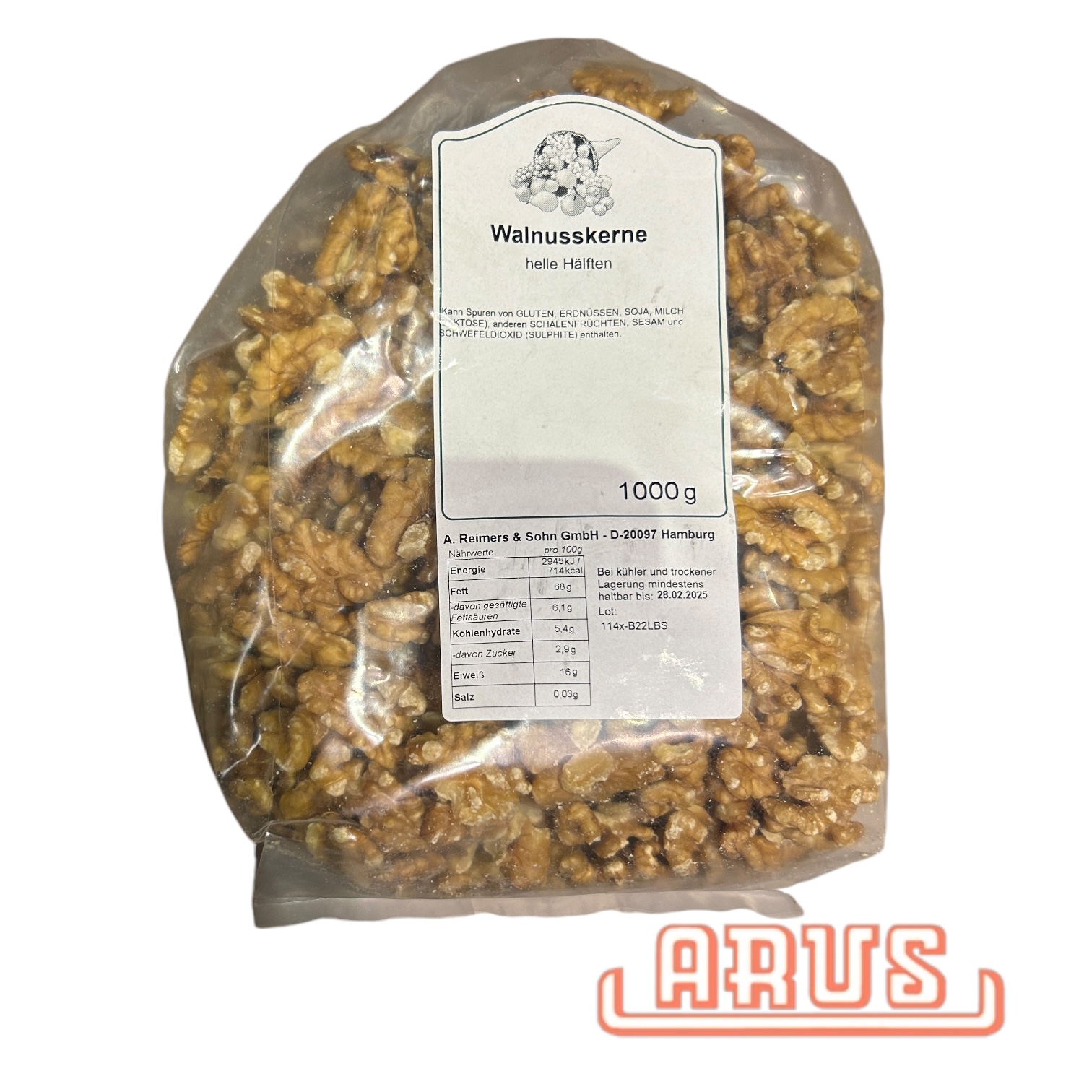 Walnusskerne 1kg Jumbo