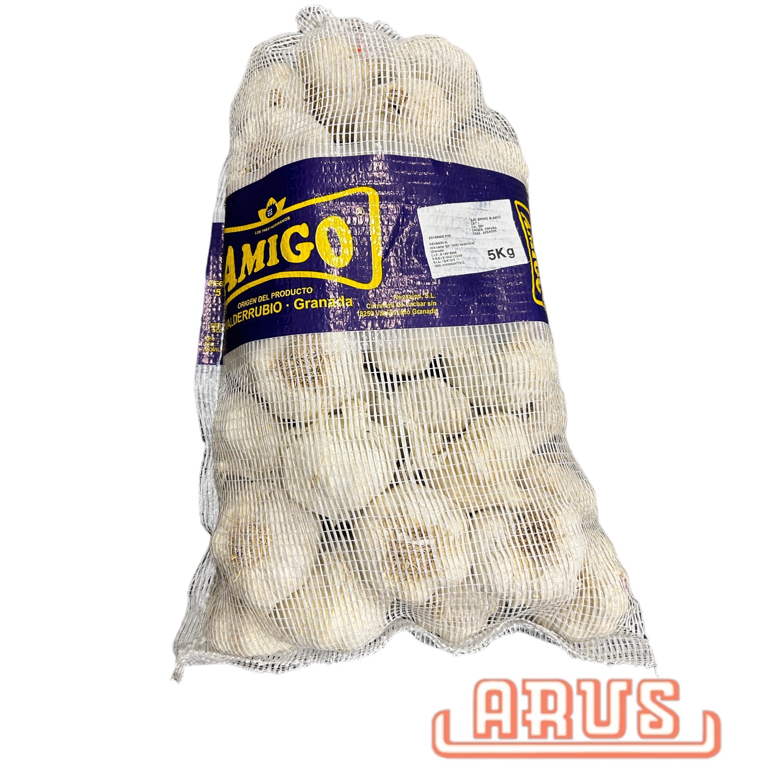 Knoblauch "getrocknet" Sack 5kg - span. -