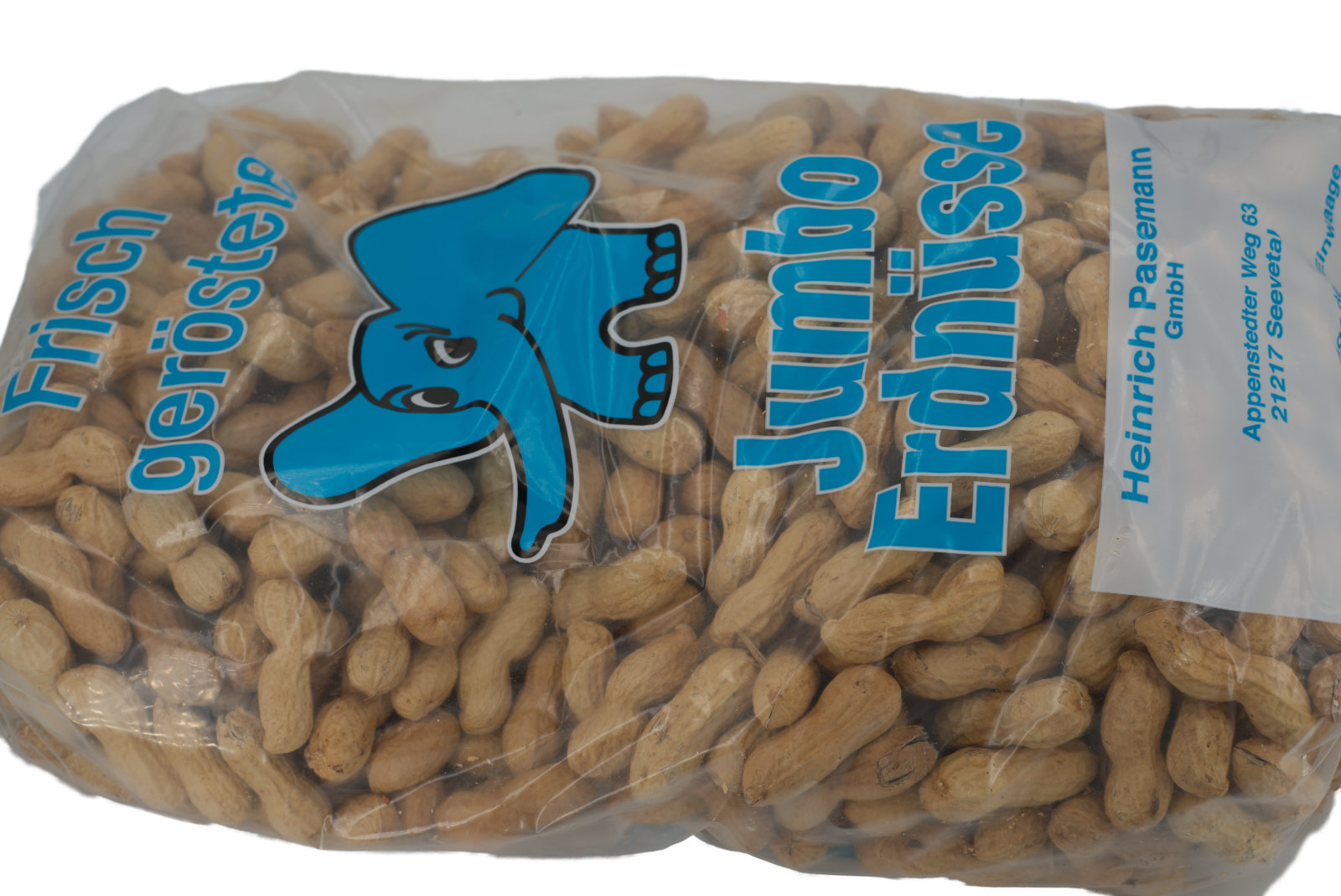 Erdnüsse "Blauer Elefant" 2,5kg - Poly-Beutel -