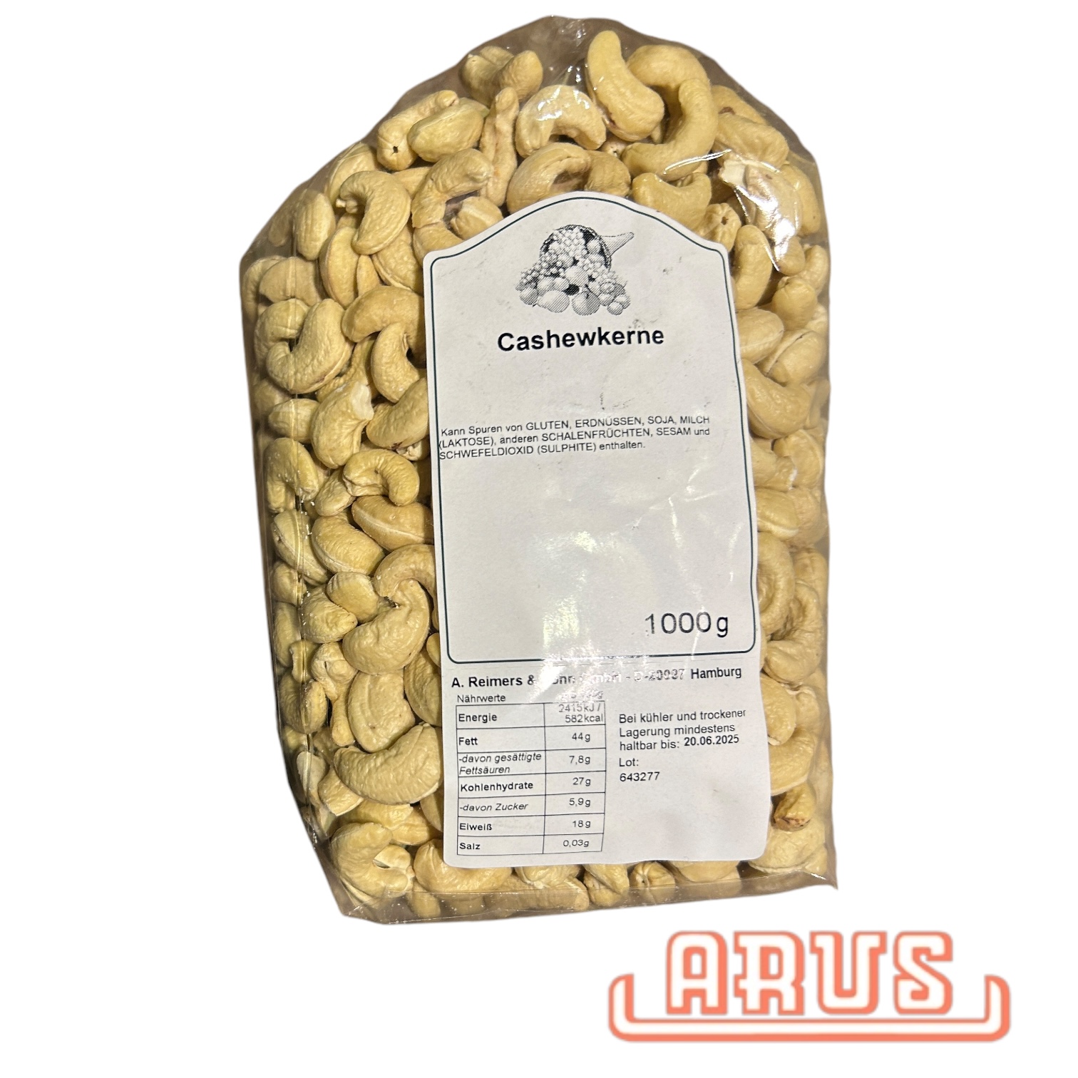 Cashewkerne 1kg