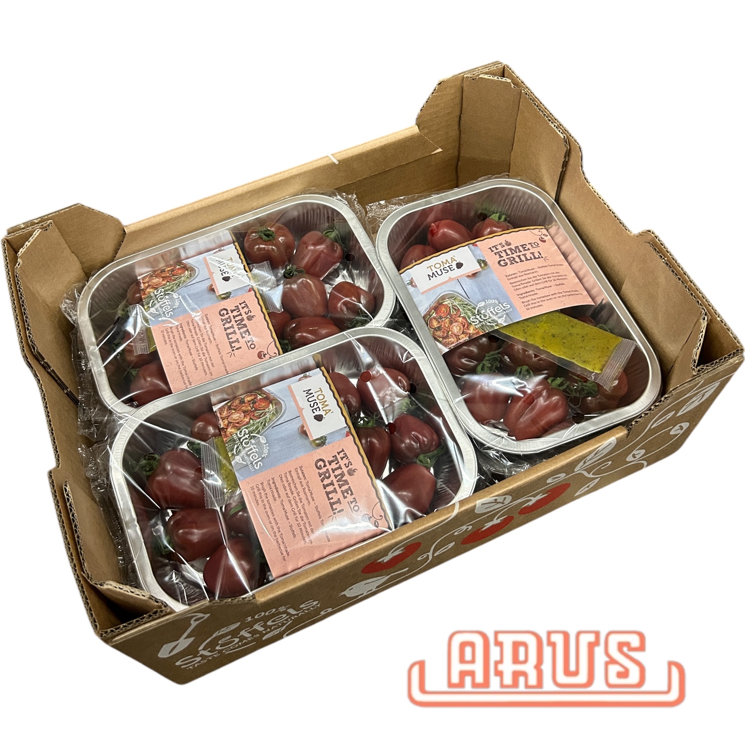 Tomaten "violette BBQ-Tomaten in der Grillschale" 6x400g
