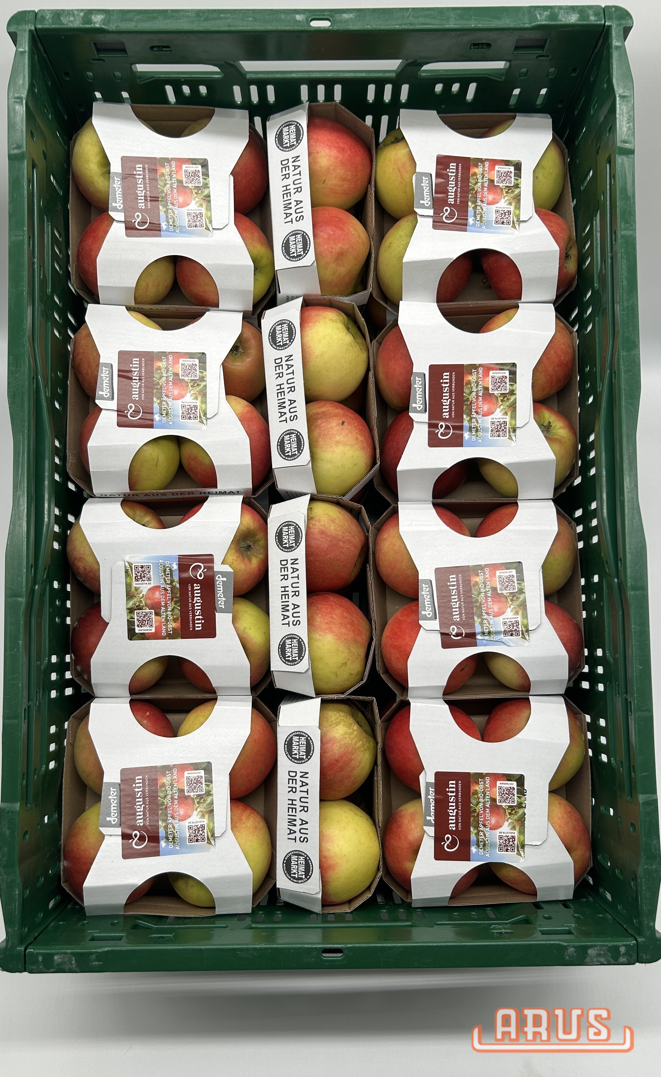Bio-Demeter Äpfel Elstar "Foodtainer" 20 x 4Stück