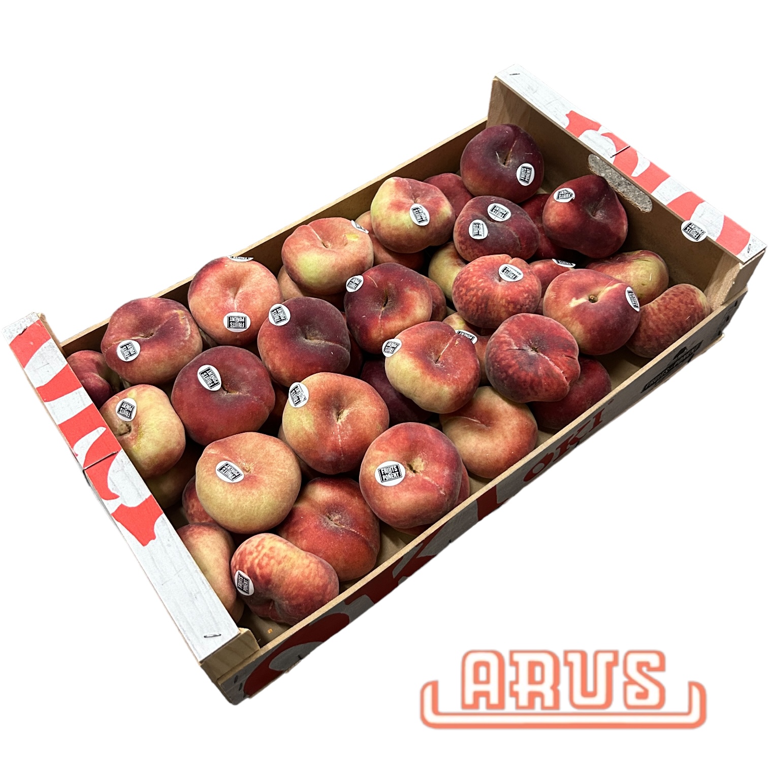 Pfirsiche "flach/weiss, Paraguayo" 7kg - Oki -