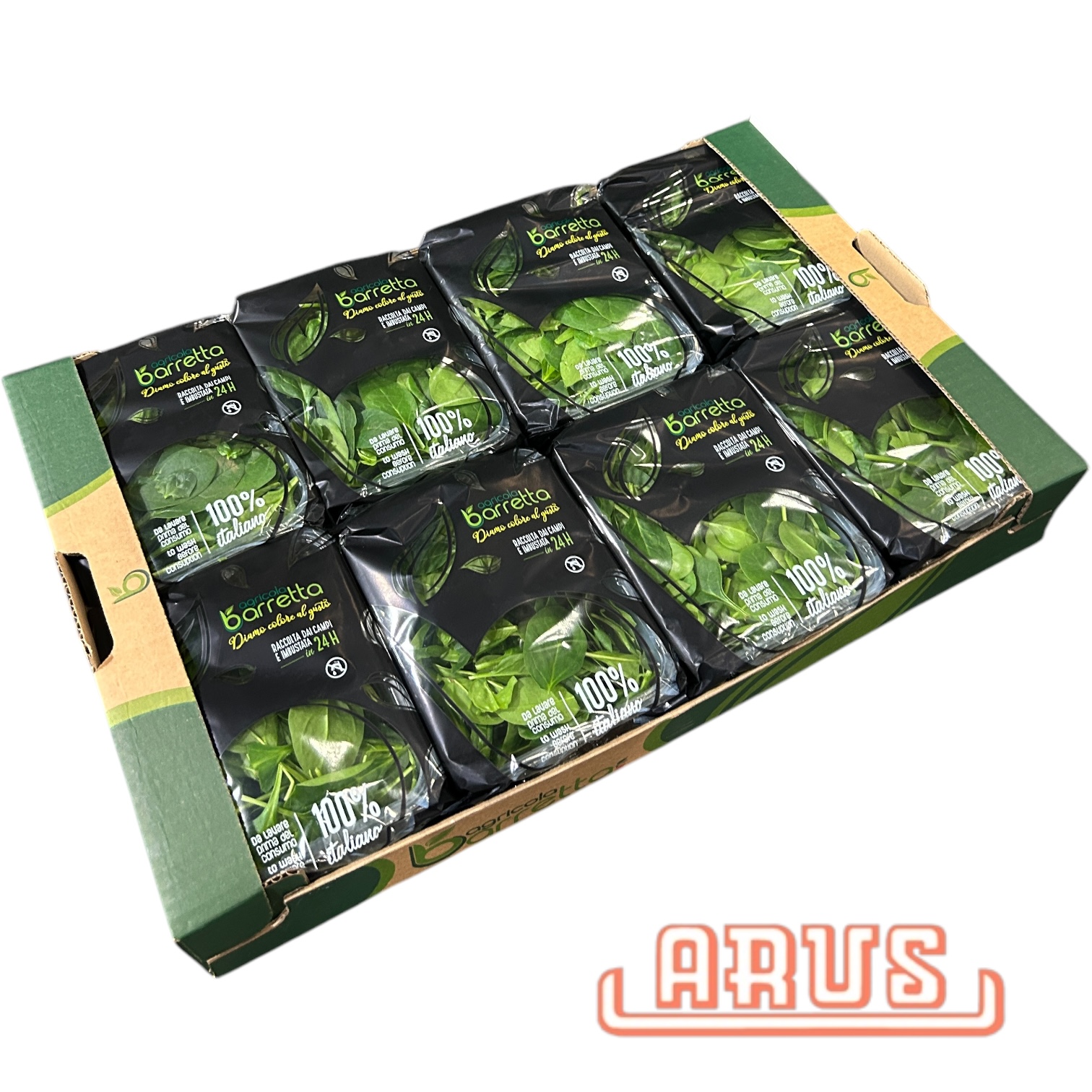 Spinat Schalen 8x125g -ital.-